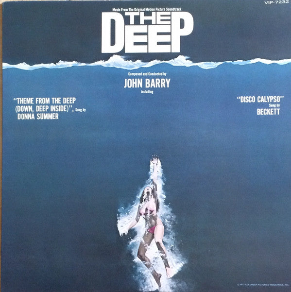 John Barry - ザ・ディープ = The Deep (Music From The Original Motion Picture Soundtrack) (Vinyl, LP, Album) Very Good Plus (VG+) / Very Good (VG)
