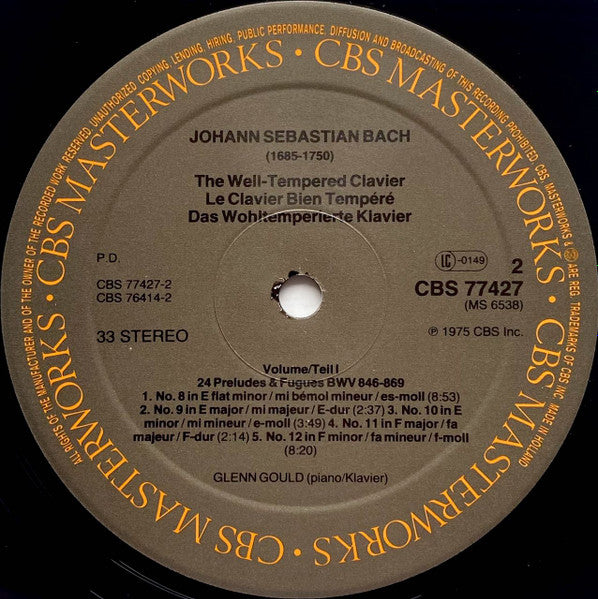 Johann Sebastian Bach - Das Wohltemperierte Klavier BWV 846-893 = T...