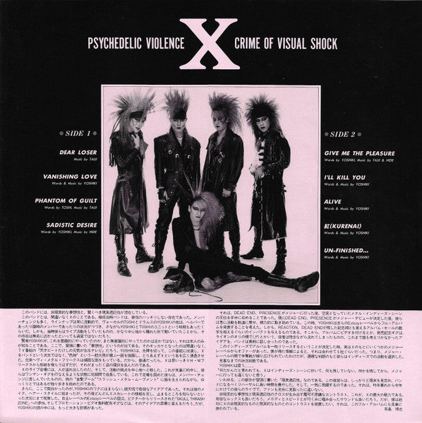 X Japan - Vanishing Vision (Vinyl, LP, Album) Near Mint (NM or M-) / Near Mint (NM or M-)