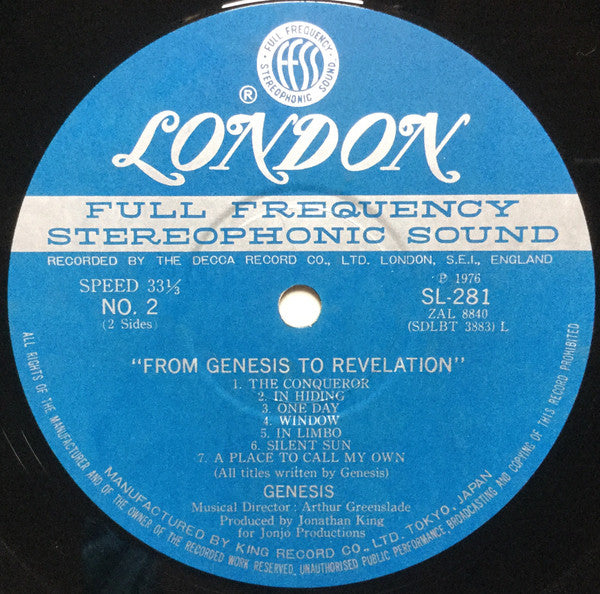 Genesis - From Genesis To Revelation (Vinyl, LP, Album, Reissue, Stereo) Very Good Plus (VG+) / Very Good (VG)