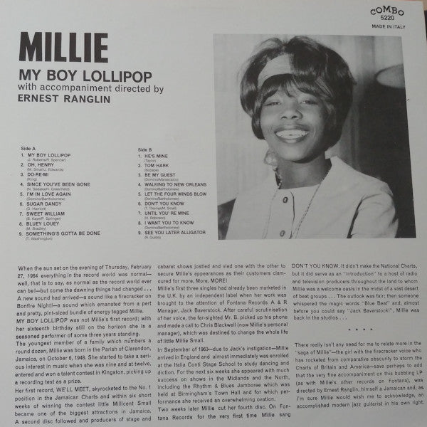 Millie Small - My Boy Lollipop (Vinyl, LP, Compilation, Reissue) Very Good (VG) / Very Good (VG)