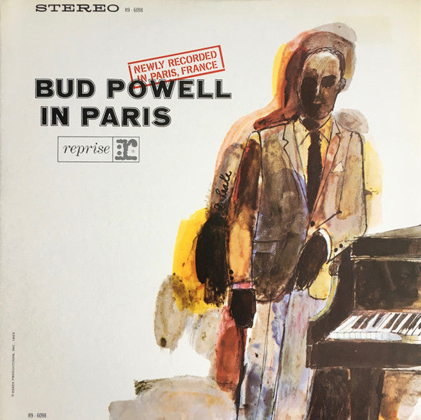 Bud Powell - Bud Powell In Paris (Vinyl, LP, Album, Reissue, Stereo) Very Good Plus (VG+) / Very Good (VG)