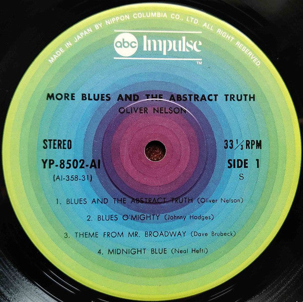 Oliver Nelson - More Blues And The Abstract Truth (Vinyl, LP, Album, Reissue, Stereo) Very Good (VG) / Very Good (VG)