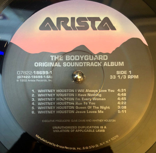 Various - The Bodyguard (Original Soundtrack Album) (Vinyl, LP, Compilation) Very Good Plus (VG+) / Very Good (VG)