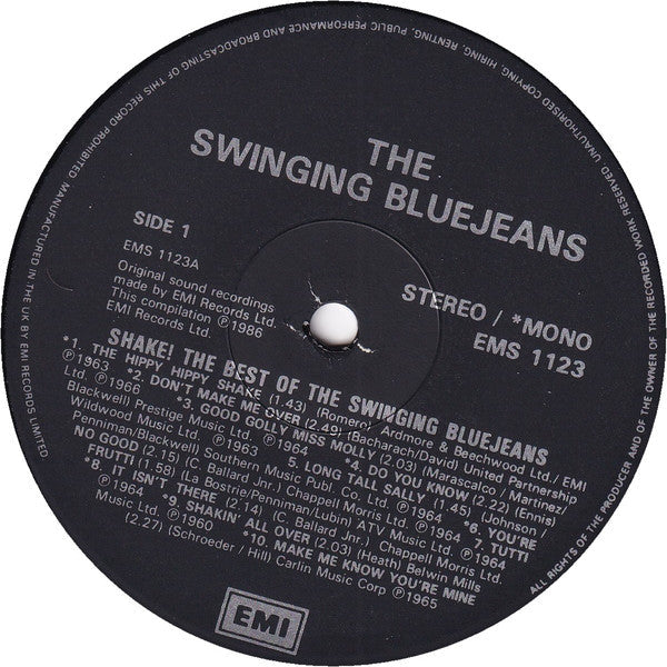 The Swinging Blue Jeans - Shake! The Best Of The Swinging Blue Jeans (Vinyl, LP, Compilation, Stereo, Mono) Very Good (VG) / Very Good (VG)