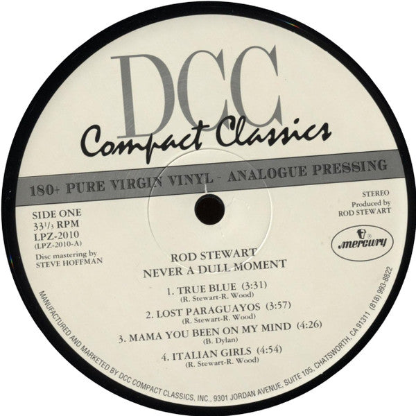 Rod Stewart - Never A Dull Moment (Vinyl, LP, Album, Limited Edition, Numbered, Reissue, Remastered) Mint (M) / Mint (M)