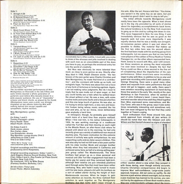 Wes Montgomery - While We're Young (2xVinyl, LP, Album, Compilation) Very Good Plus (VG+) / Very Good (VG)