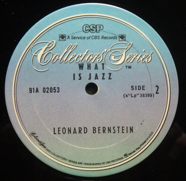 Leonard Bernstein - What Is Jazz (Vinyl, LP, Album) Very Good Plus (VG+) / Very Good Plus (VG+)