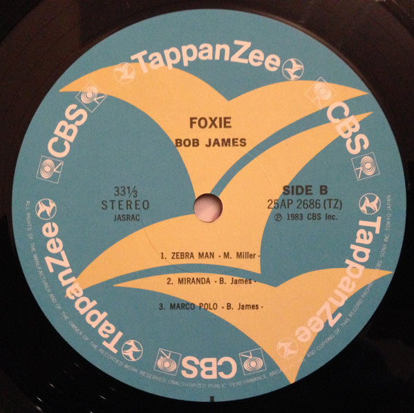 Bob James - Foxie (Vinyl, LP, Album, Stereo)