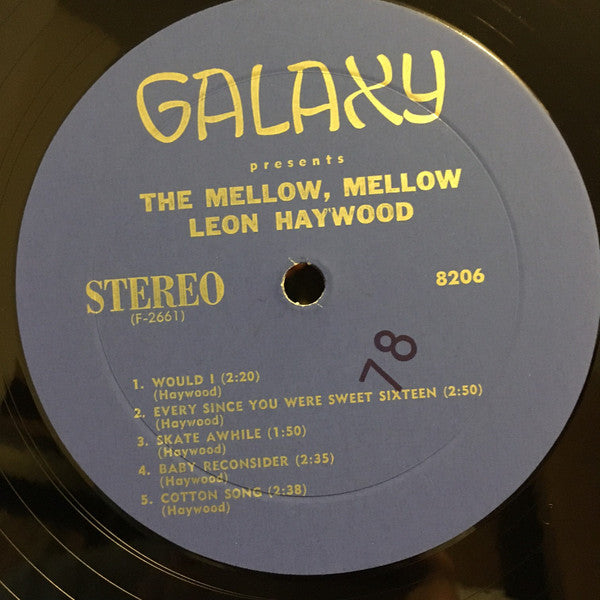 Leon Haywood - The Mellow, Mellow Leon Haywood (Vinyl, LP, Album, Stereo) Very Good Plus (VG+) / Good Plus (G+)