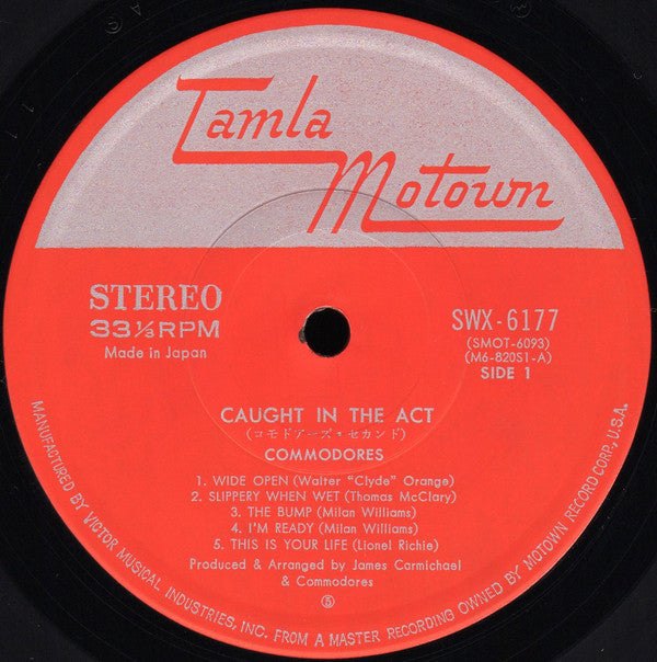 Commodores - Caught In The Act (Vinyl, LP, Album)