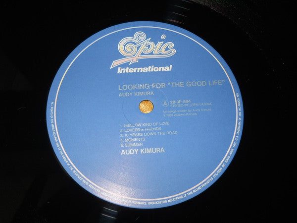Audy Kimura - Looking For The "Good Life" (Vinyl, LP, Album) Very Good (VG) / Very Good Plus (VG+)