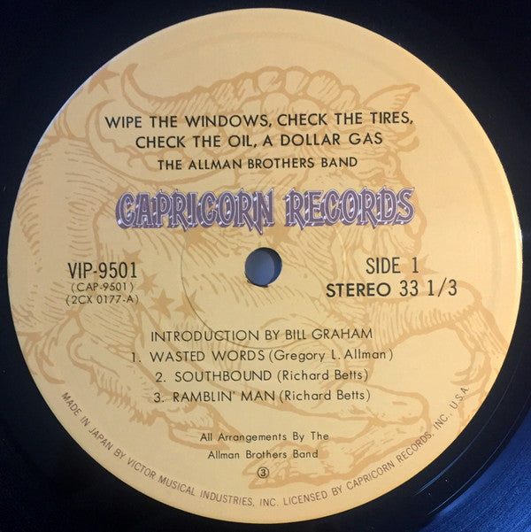 The Allman Brothers Band - Wipe The Windows, Check The Oil, Dollar ...