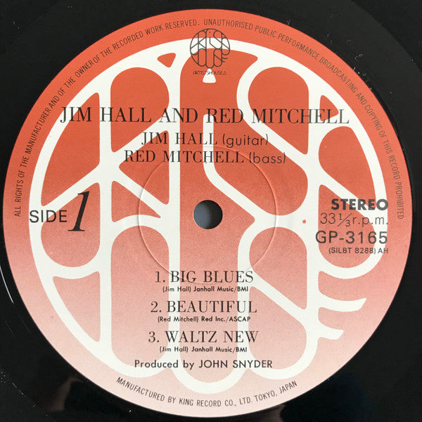 Jim Hall - ジム・ホール＆レッド・ミッチェル \ 甘いバジルに住む (Vinyl, LP, Album, Stereo)