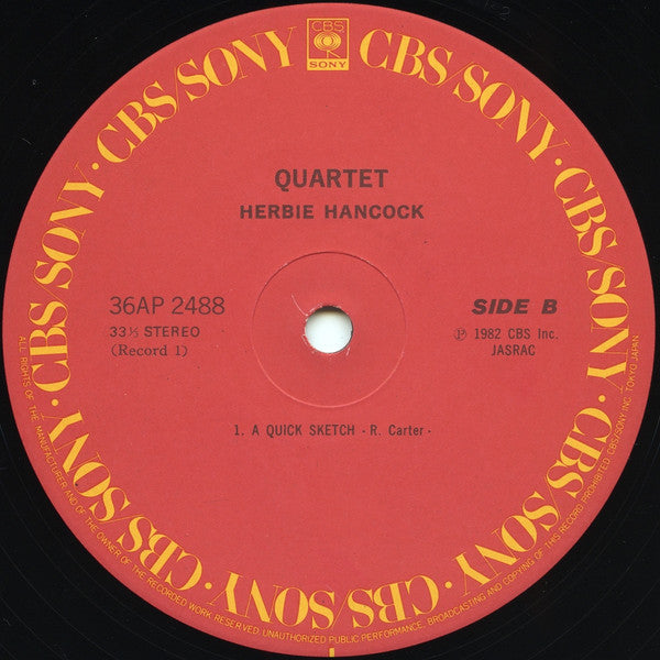 Herbie Hancock - Quartet (2xVinyl, LP, Album) Very Good Plus (VG+) / Very Good Plus (VG+)