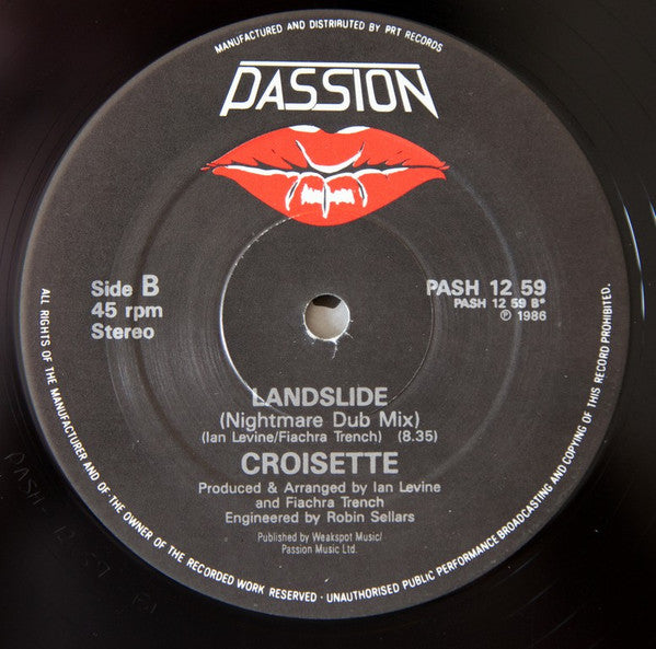 Croisette - Landslide (Vinyl, 12", 45 RPM) Very Good (VG) / Very Good (VG)