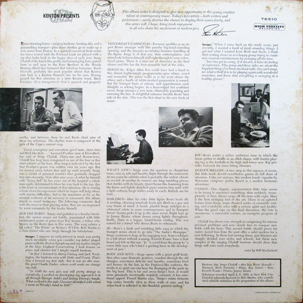 The Serge Chaloff Sextet - Boston Blow-Up! (Vinyl, LP, Album, Mono) Very Good Plus (VG+) / Very Good (VG)