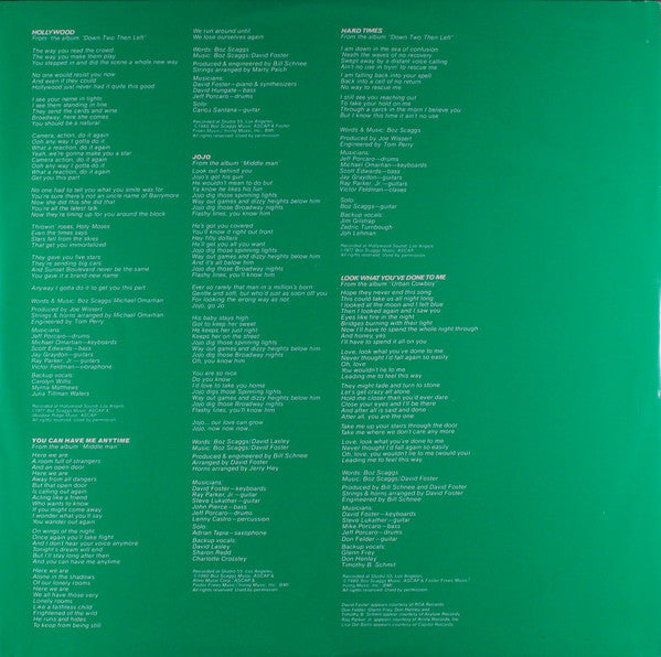 Boz Scaggs - Hits! (Vinyl, LP, Compilation)