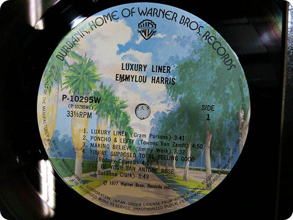 Emmylou Harris - Luxury Liner (Vinyl, LP, Album) Good Plus (G+) / Very Good (VG)
