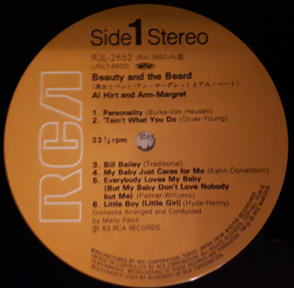 Al Hirt - Beauty And The Beard (Vinyl, LP, Album, Reissue, Stereo) Very Good Plus (VG+) / Very Good (VG)