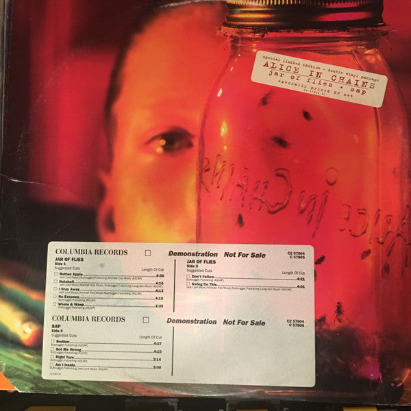 Alice In Chains - Jar Of Flies / Sap (Vinyl, Vinyl, All Media, LP, EP, LP, EP, Single Sided, Etched, Compilation, Limited Edition) Near Mint (NM or M-) / Near Mint (NM or M-)