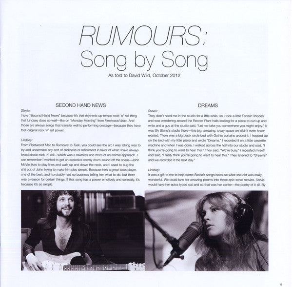 Fleetwood Mac - Rumours (CD, CD, DVD, CD, CD, Vinyl, Box Set, Album, Reissue, Remastered, Remastered, DVD-Video, NTSC, Remastered, Remastered, LP, Album, Reissue, Remastered, Deluxe Edition, Limited Edition) Near Mint (NM or M-) / Very Good Plus (VG+)