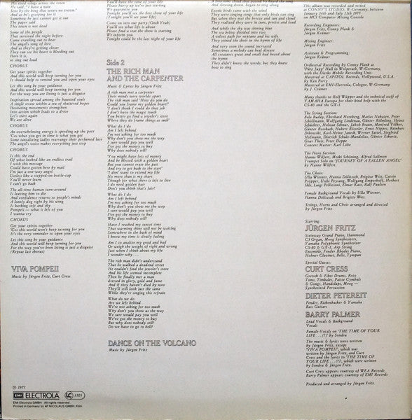 Triumvirat - Pompeii (Vinyl, LP, Album, Stereo) Very Good Plus (VG+) / Good Plus (G+)