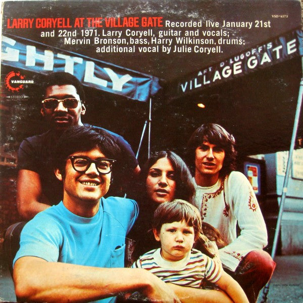 Larry Coryell - At The Village Gate (Vinyl, LP, Album, Stereo) Very Good (VG) / Very Good (VG)