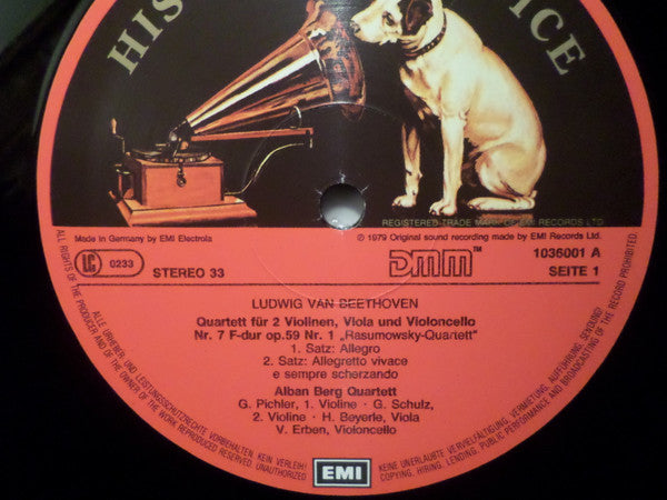 Ludwig van Beethoven - Die Mittleren Streichquartette Nr. 7 - 9 Op....