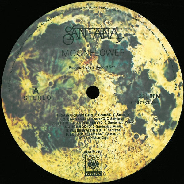 Santana - Moonflower (Vinyl, LP, Album, Stereo)