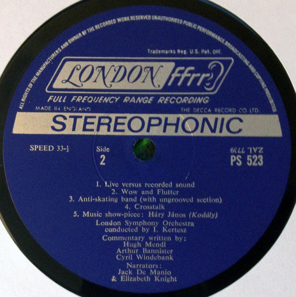 No Artist - How To Give Yourself A Stereo Check-Out (Vinyl, LP) Very Good (VG) / Very Good (VG)