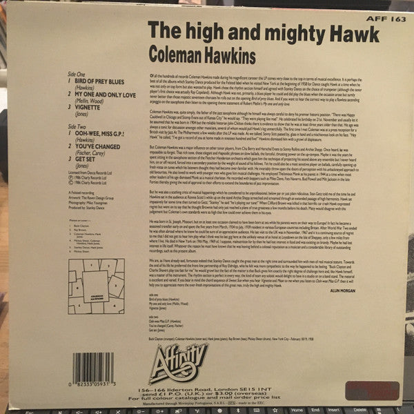 Coleman Hawkins - The High And Mighty Hawk (Vinyl, LP, Album, Reissue) Very Good Plus (VG+) / Very Good Plus (VG+)