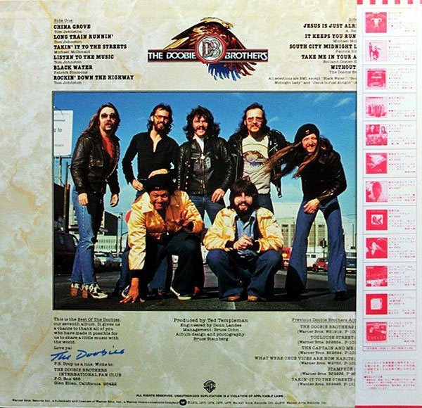 The Doobie Brothers - Best Of The Doobies (Vinyl, LP, Compilation, Reissue) Very Good (VG) / Very Good Plus (VG+)