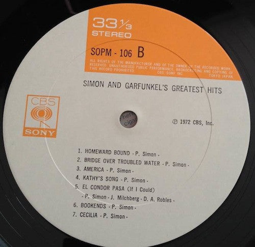 Simon & Garfunkel - Simon And Garfunkel's Greatest Hits (Vinyl, LP, Compilation) Very Good (VG) / Very Good (VG)
