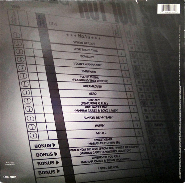 Mariah Carey - #1's (Vinyl, LP, Compilation)