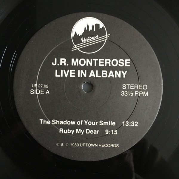 JR Monterose - Live In Albany (Vinyl, LP, Album) Near Mint (NM or M-) / Very Good Plus (VG+)