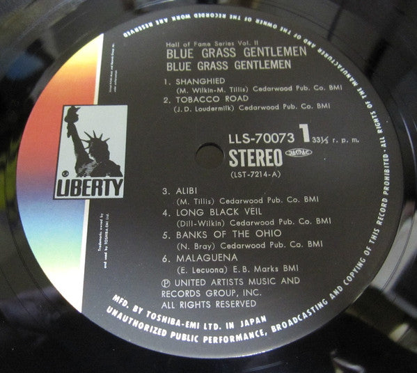 The Bluegrass Gentlemen - The Blue Grass Gentlemen (Vinyl, LP, Album, Reissue) Very Good Plus (VG+) / Very Good (VG)