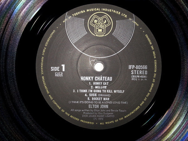 Elton John - Honky Château (Vinyl, LP, Album, Reissue) Very Good Plus (VG+) / Very Good Plus (VG+)