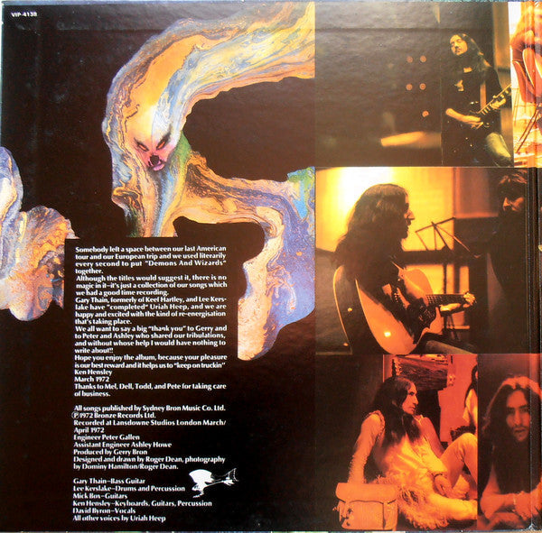 Uriah Heep - Demons And Wizards (Vinyl, LP, Album, Reissue) Near Mint (NM or M-) / Very Good Plus (VG+)