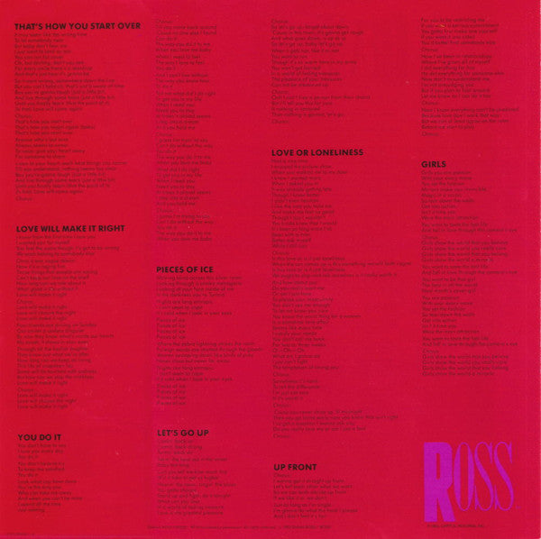 Diana Ross - Ross (Vinyl, LP, Album)