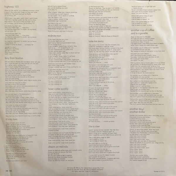 Robbin Thompson - Robbin Thompson (Vinyl, LP, Album)