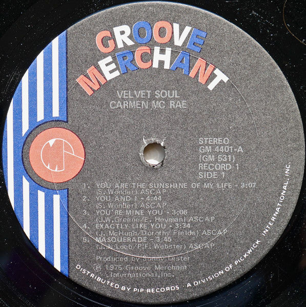 Carmen McRae - Velvet Soul (2xVinyl, LP, Compilation) Good Plus (G+) / Good (G)