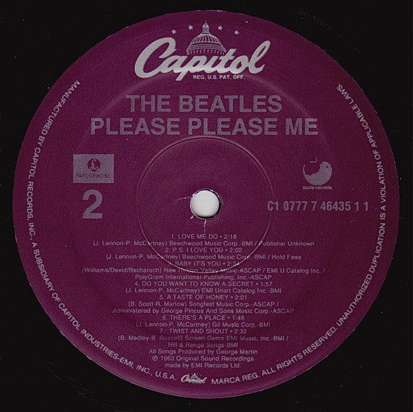 The Beatles - Please Please Me (Vinyl, LP, Album, Limited Edition, Reissue, Mono) Mint (M) / Mint (M)