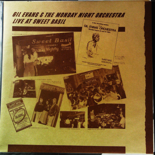 Gil Evans - Live At Sweet Basil (Vinyl, LP, Album, Stereo)