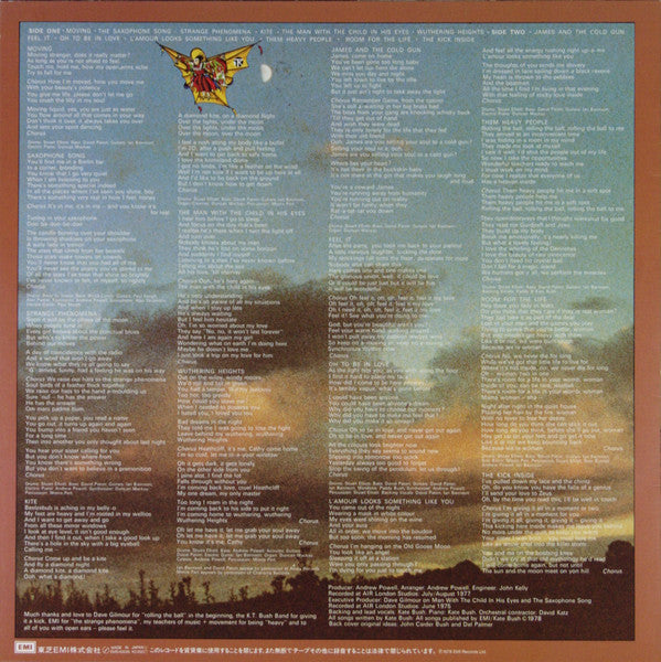 Kate Bush - The Kick Inside = 天使と小悪魔 (Vinyl, LP, Album, Reissue, St...