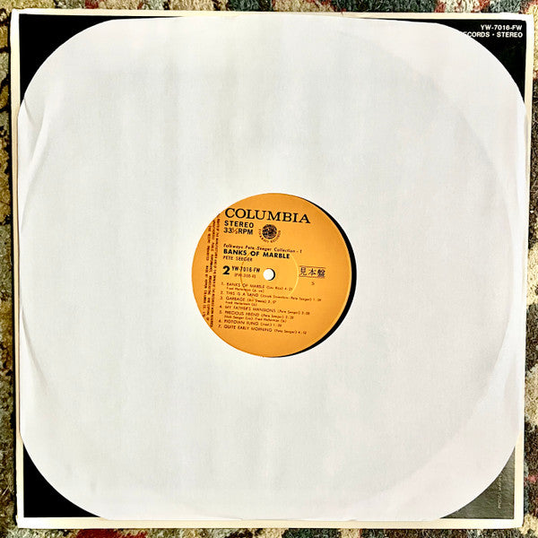 Pete Seeger - Banks Of Marble (Vinyl, LP, Album) Very Good Plus (VG+) / Very Good (VG)
