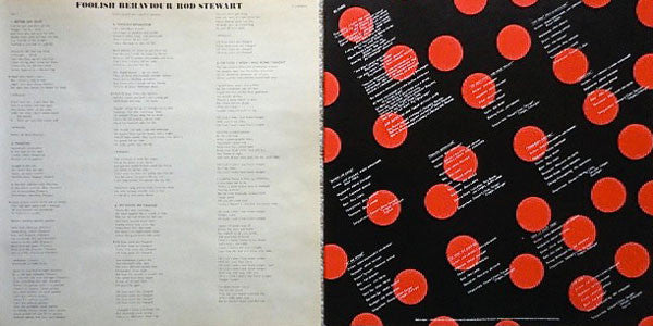 Rod Stewart - Foolish Behavior (Vinyl, LP, Album) Very Good Plus (VG+) / Very Good Plus (VG+)