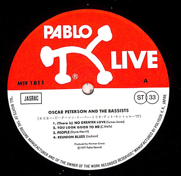 Oscar Peterson - Montreux '77 (Vinyl, LP, Album)