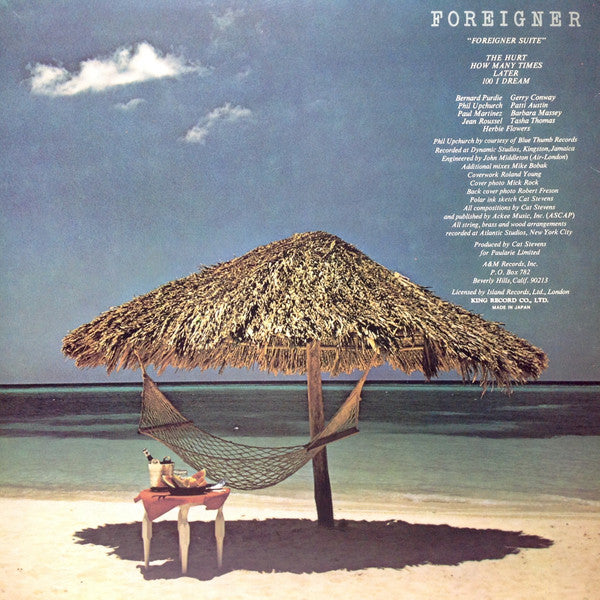Cat Stevens - Foreigner = 異邦人 (Vinyl, LP, Album) Very Good Plus (VG+) / Very Good (VG)
