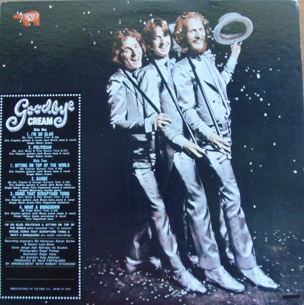 Cream (2) - Goodbye (Vinyl, LP, Album, Reissue) Near Mint (NM or M-) / Very Good (VG)